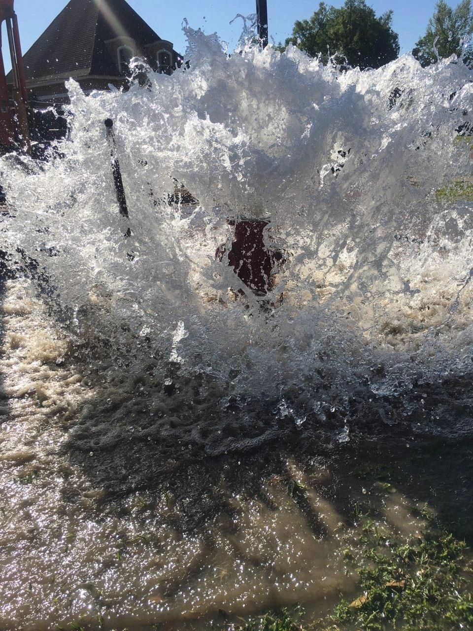 Hydrant repair work